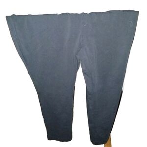 Lands End womens Starfish™ Slim Leg stretch pants Black Large 14-16